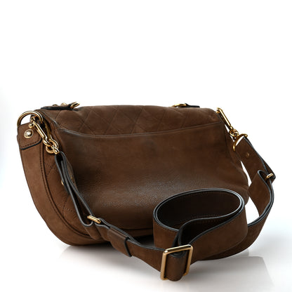 Chanel Suede Calfskin Stitched Small Paris in Rome Messenger Brown 3 of 12