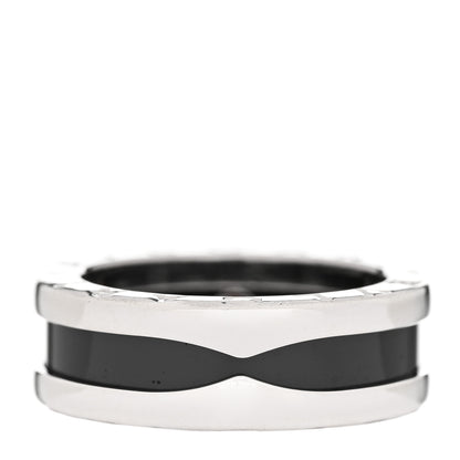 Bulgari Sterling Silver Ceramic Save The Children One-Band Ring 50 5.25 3 of 7