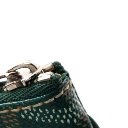 Goyard Goyardine Senat Pochette MM Green 8 of 9
