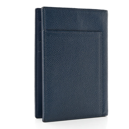 Chanel Caviar Timeless Passport Holder Navy Blue 3 of 7