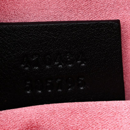 Gucci Velvet Matelasse GG Marmont Belt Bag 85 34 Black 7 of 10