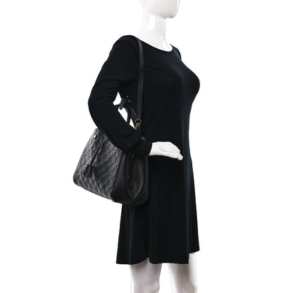 Louis Vuitton Empreinte Montaigne MM Black 2 of 9