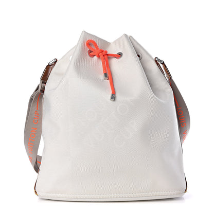 Louis Vuitton Damier Geant Americas Cup Volunteer Bag White 1 of 9