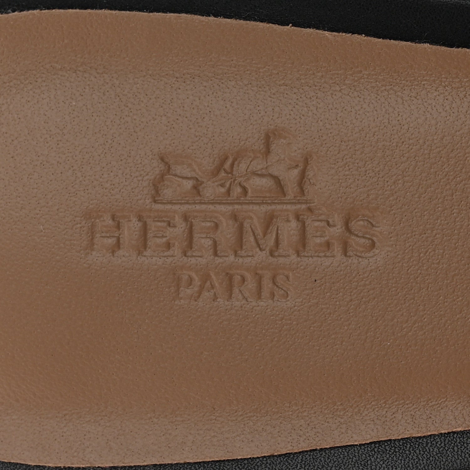 Hermes Calfskin Oasis Sandals 38 Black 7 of 16