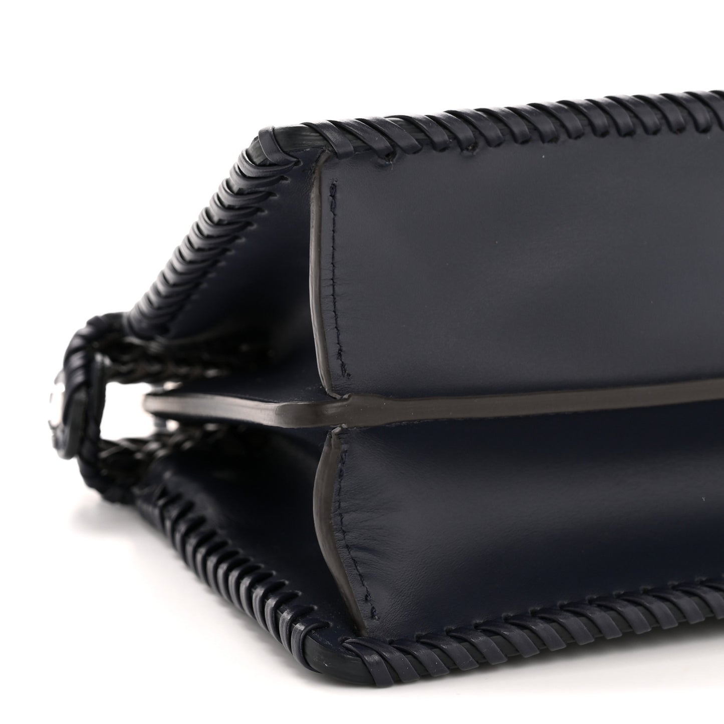 Vitello King Shiny Nappa Intreccio Petite Peekaboo I SEE U Satchel Midnight