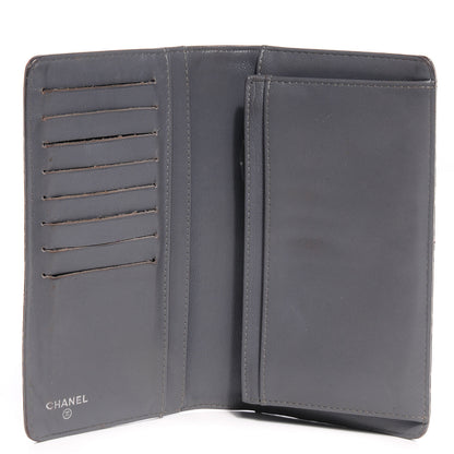 Chanel Patent Camellia Large Yen Wallet 4 of 8