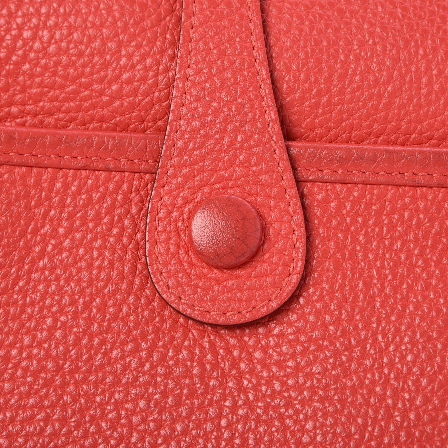 Hermes Taurillon Clemence Evelyne III PM Rouge Pivoine 10 of 16