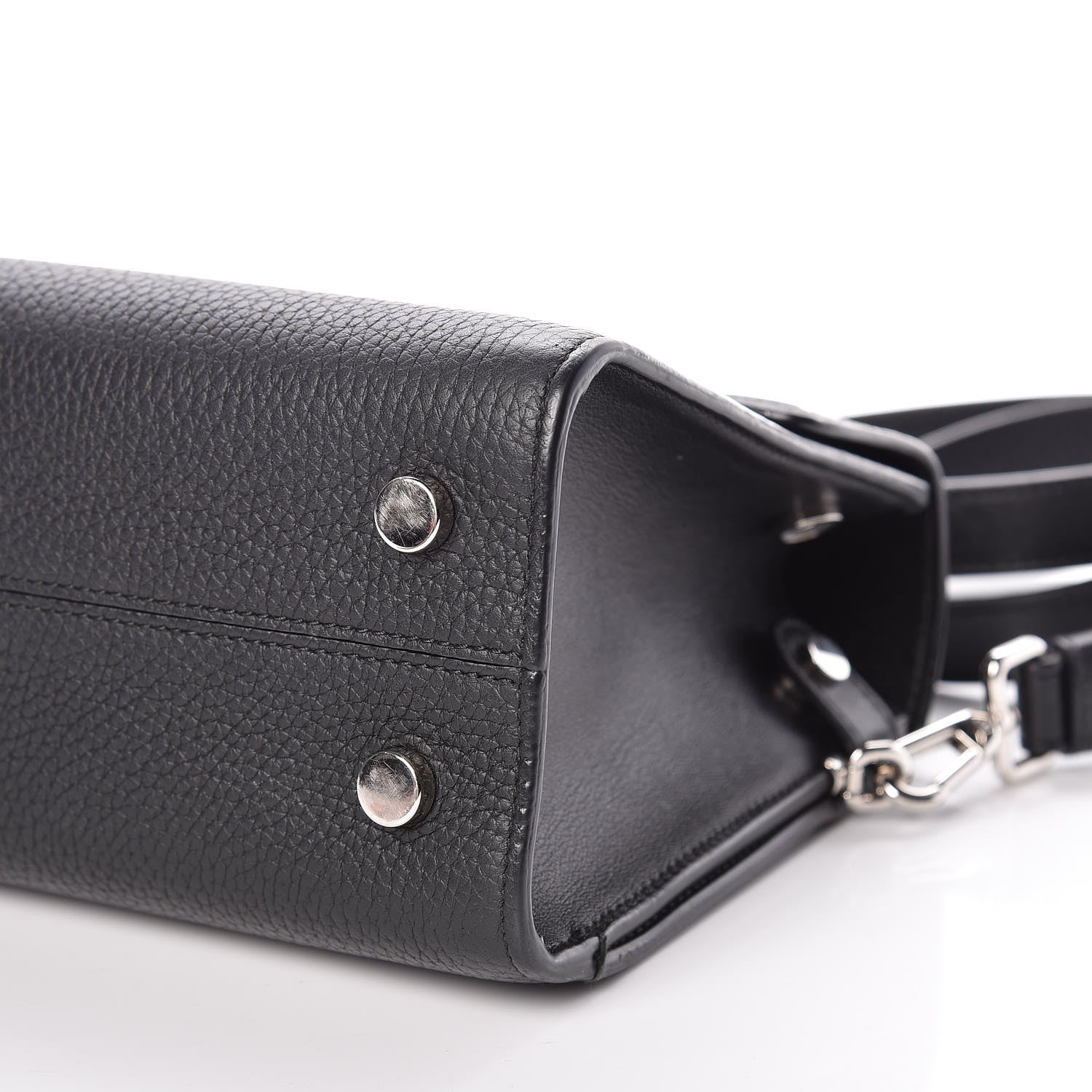 Christian Dior Grained Calfskin Mini Diorever Flap Black 13 of 13