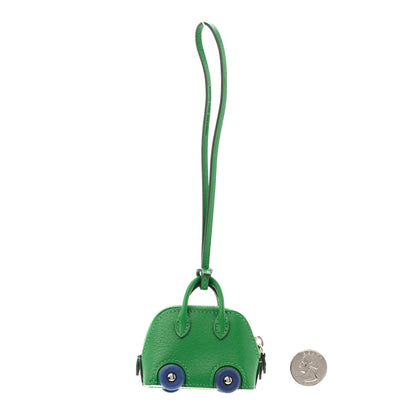 Hermes Chevre Mysore Bolide On Wheels Bag Charm Bamboo 3 of 8