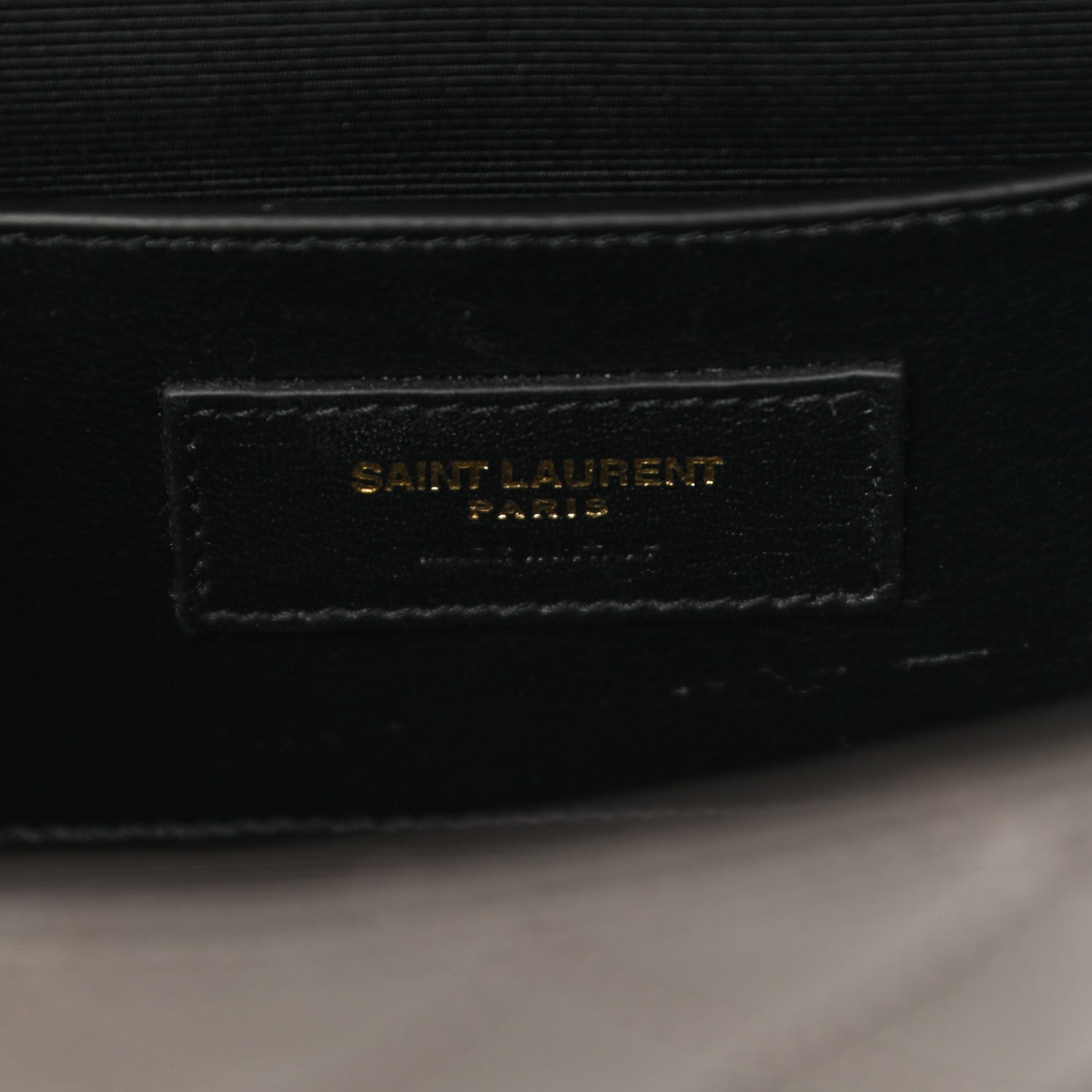 Saint Laurent Grain De Poudre Textured Mixed Matelasse Triquilt Small Monogram Satchel Pebble 6 of 9