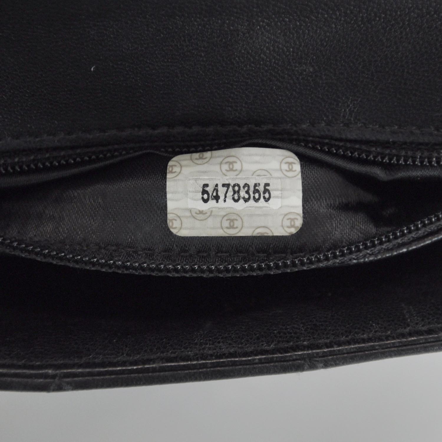 Chanel Lambskin Camellia Mini Flap Black 7 of 7