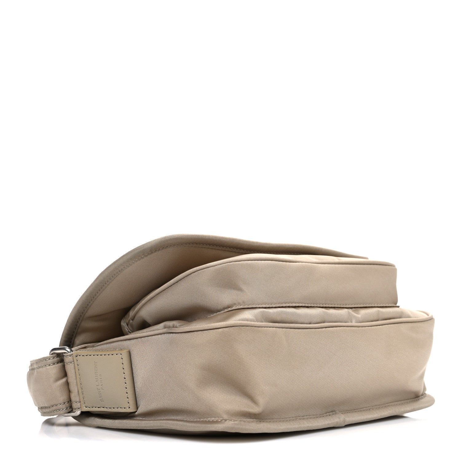 Saint Laurent Econyl Nylon Small Niki Messenger Gray Hay 4 of 10
