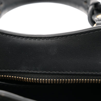 Balenciaga Smooth Calfskin Neo Classic Gold Hardware Mini City Black 11 of 12