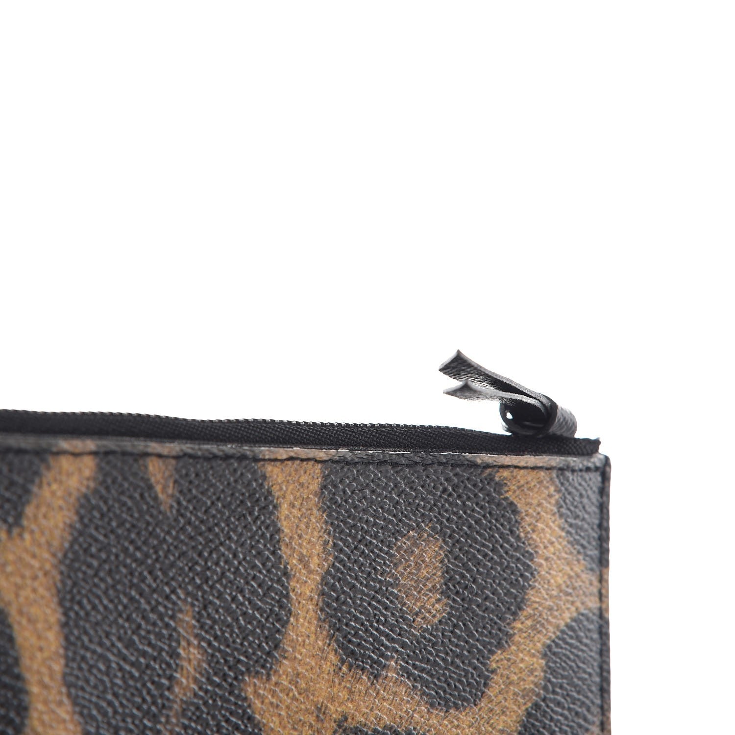Louis Vuitton Monogram Animal Print Felicie Chain Wallet Zippered Insert 9 of 13