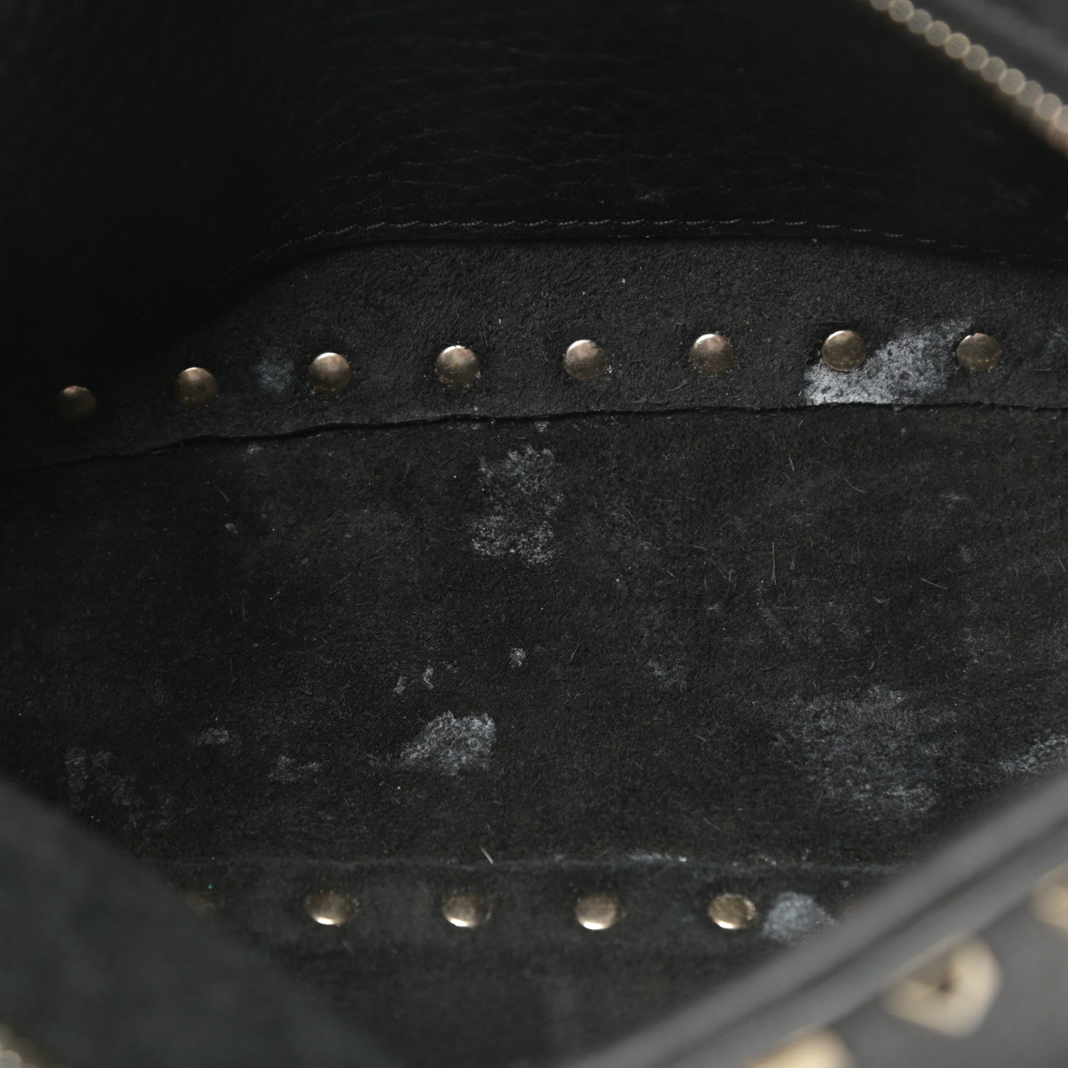Valentino Garavani Pebbled Calfskin Rockstud Camera Crossbody Bag Black 11 of 16