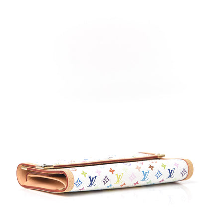 Louis Vuitton Monogram Multicolor Porte Tresor International Wallet White 4 of 8