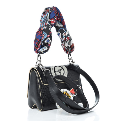 Louis Vuitton Epi World Tour Twist Shoulder Bag PM Black 4 of 13
