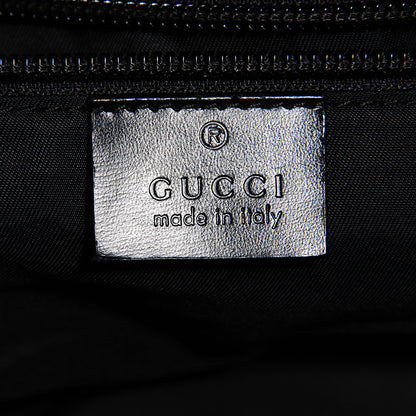 Gucci Coated Canvas Interlocking G Double Buckle Backpack Black 6 of 7