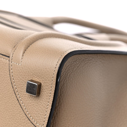 Celine Drummed Calfskin Mini Luggage Dune 11 of 15