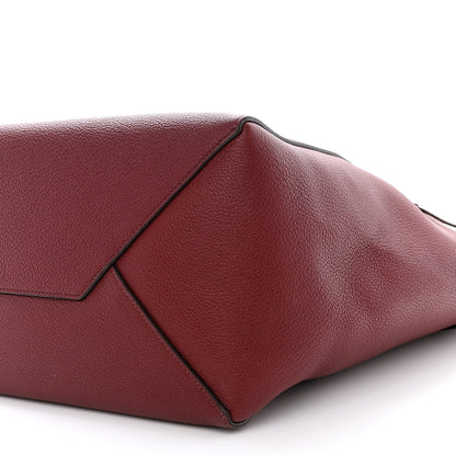 Celine Soft Grained Calfskin Small Belt Cabas Phantom Light Burgundy 10 of 10
