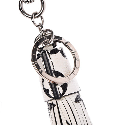 Louis Vuitton Monogram Tassel Bag Charm White 3 of 7