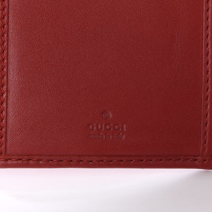 Gucci Calfskin Matelasse GG Marmont Wallet Hibiscus Red 6 of 9