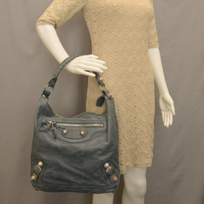 Balenciaga Agneau Giant 21 Silver Hardware Day Hobo Tempete 2 of 10