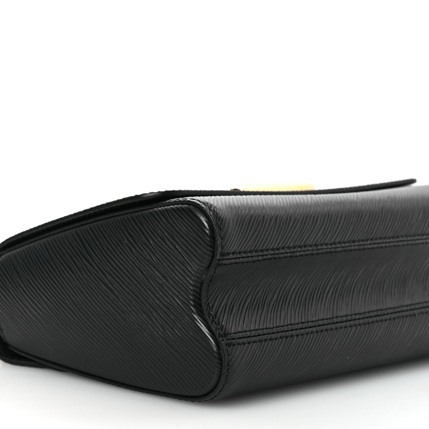 Epi Twist Braided Strap Shoulder Bag MM Black