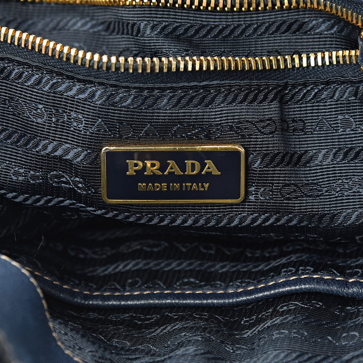 Prada Tessuto Nylon Gaufre Tote Bleuette 6 of 16