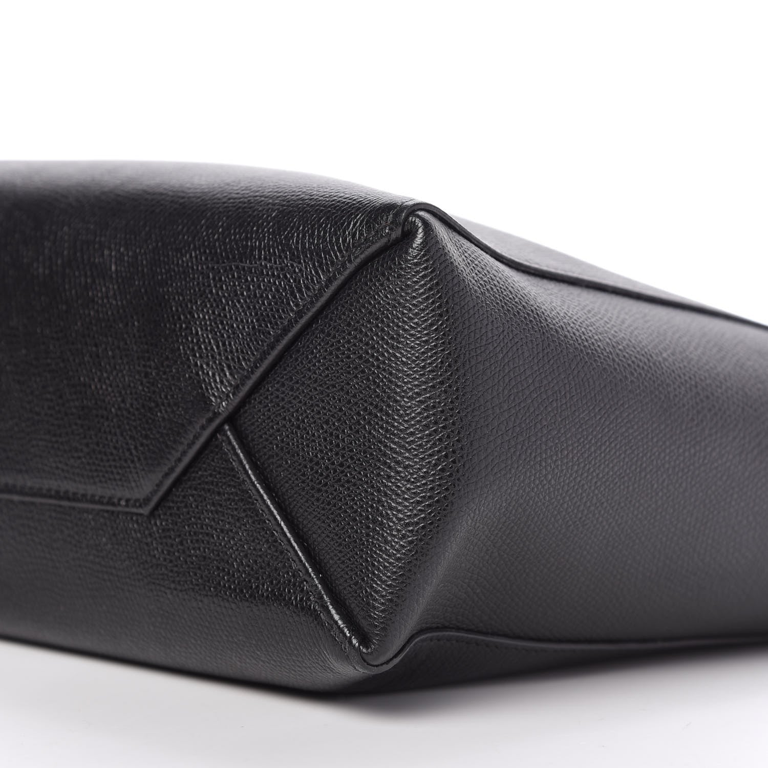Celine Grained Calfskin Small Vertical Cabas Black 7 of 9