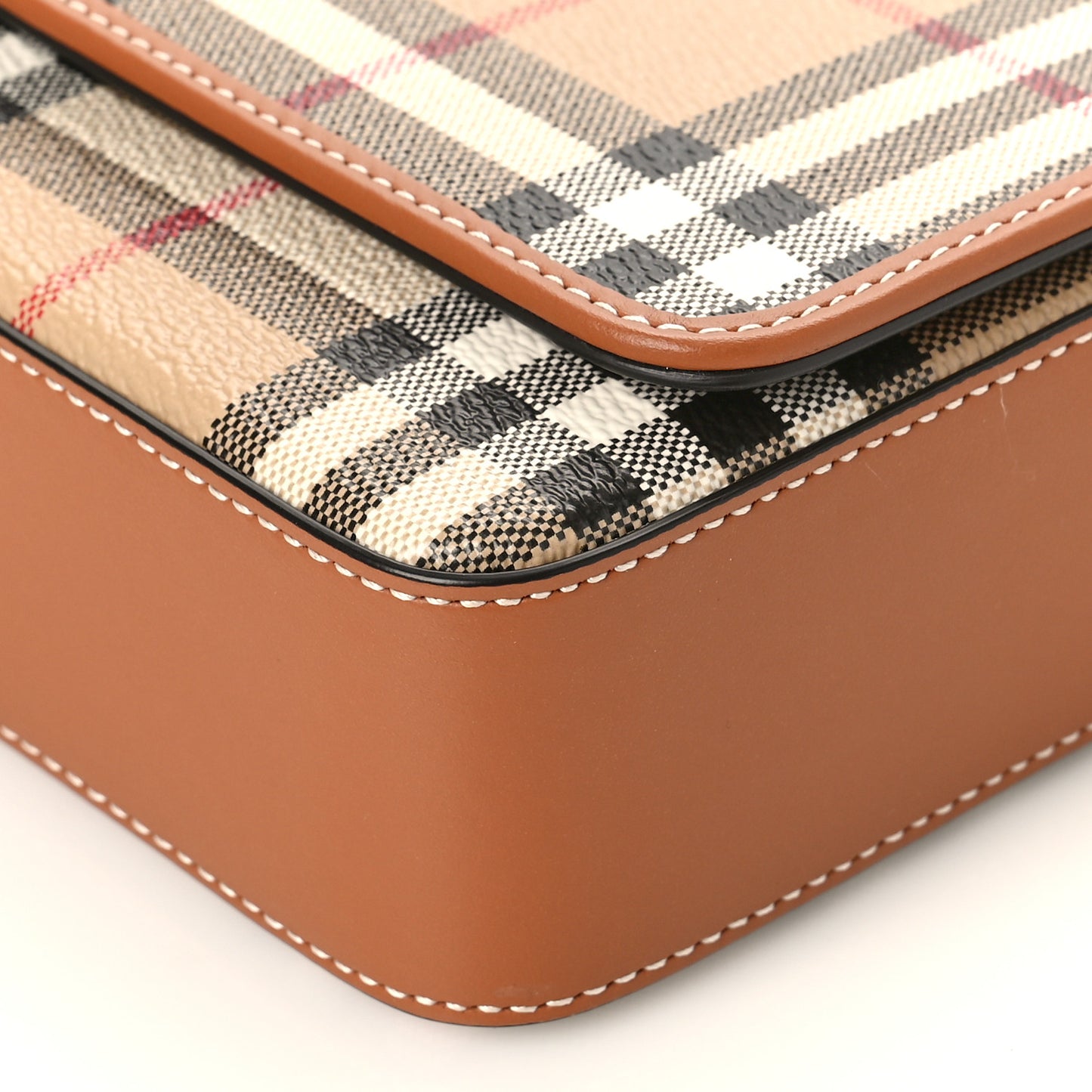 E-Canvas Vintage Check Hampshire Crossbody Archive Beige
