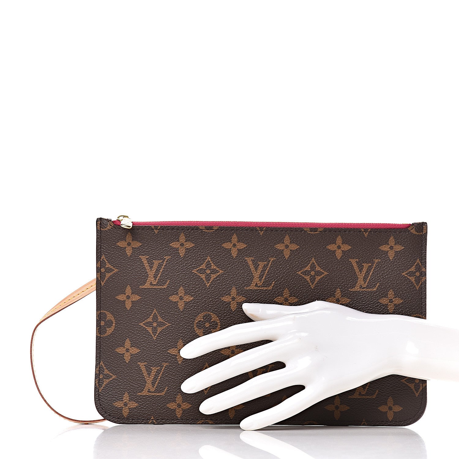 Louis Vuitton Monogram Neverfull MM GM Pochette Pivoine 2 of 9