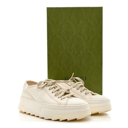 Gucci GG Monogram Womens 1977 Tennis Platform 52mm Sneakers 39.5 Great White Mystic White 8 of 8