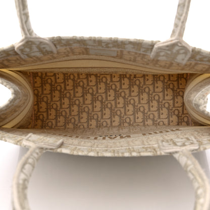 Christian Dior Oblique Medium Book Tote Gold Multicolor 5 of 11