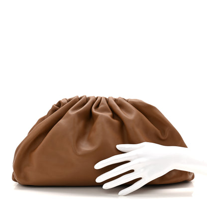 Bottega Veneta Smooth Butter Calf The Pouch Oversized Clutch Cammello 2 of 10