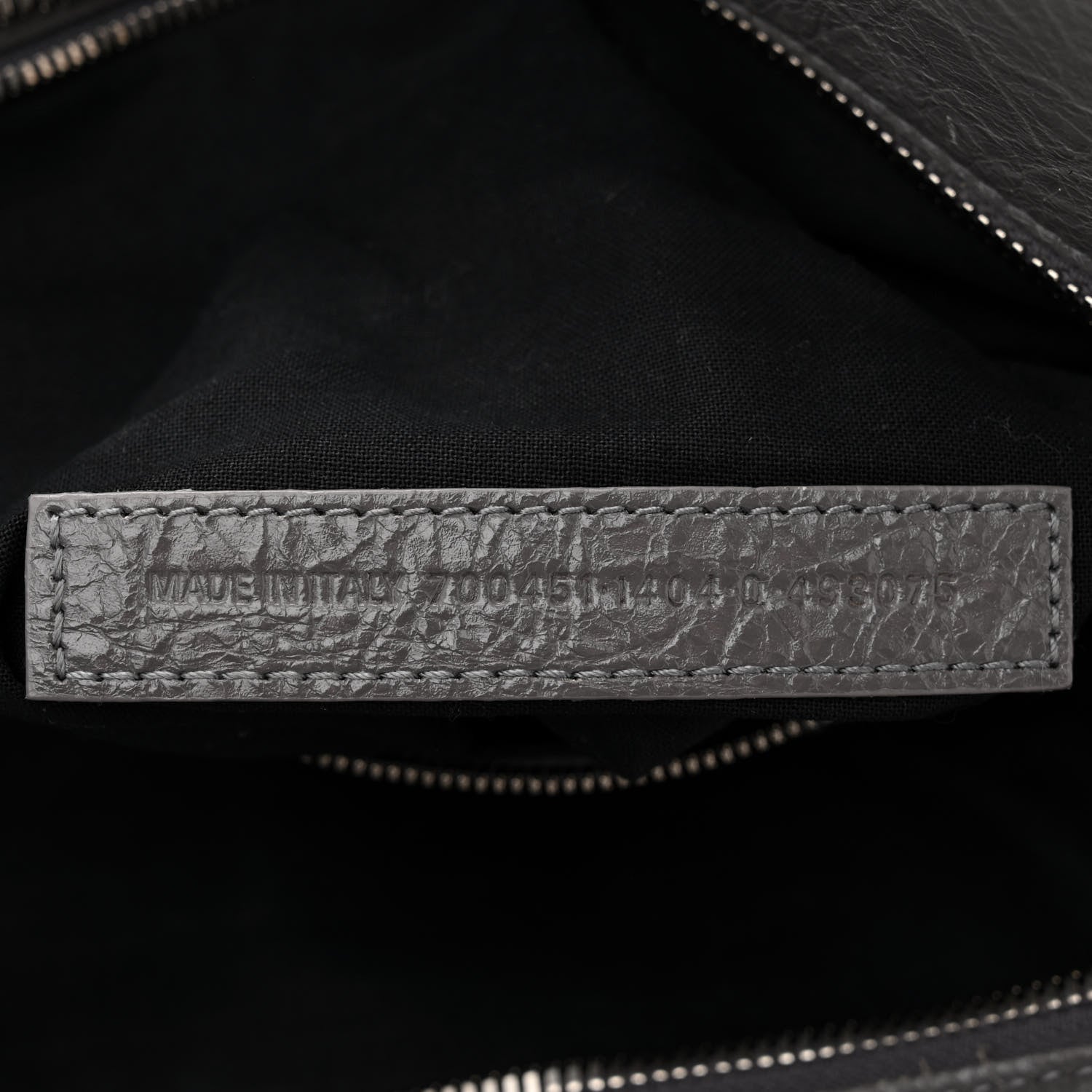 Balenciaga Agneau Arena Neo Cagole City Handbag Dark Grey 7 of 12