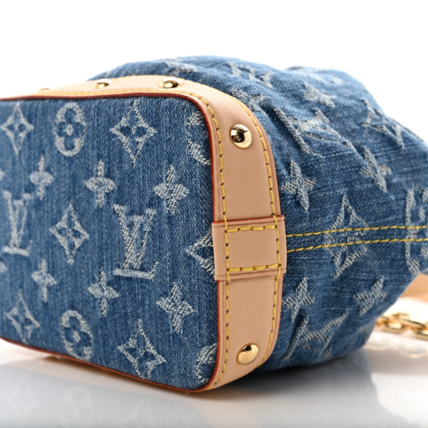 Louis Vuitton Monogram Denim Nano Noe Blue 9 of 9