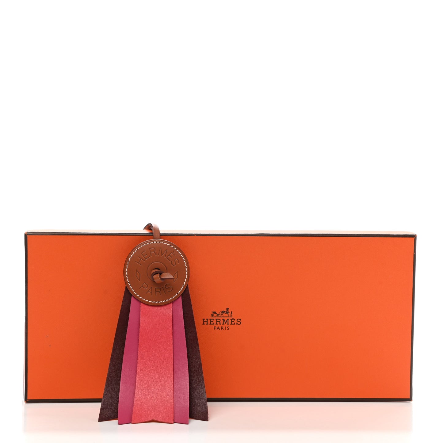 Vache Hunter Milo Lambskin Paddock Flot Bag Charm Rose Shocking Rouge H Rose Jaipur