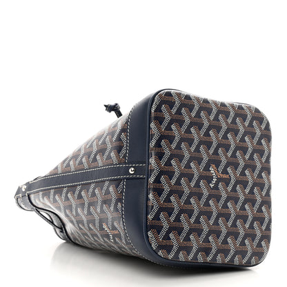 Goyard Goyardine Petit Flot Bucket Bag PM Navy 4 of 9