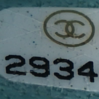 Chanel Caviar Quilted Medium Double Flap Light Blue 7 of 13