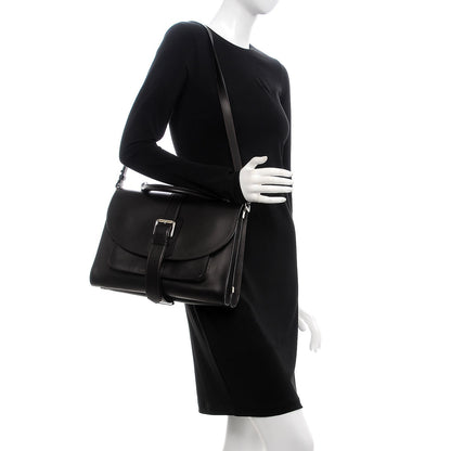 Proenza Schouler Calfskin Ciclone Buckle Top Handle Bag Burgundy 2 of 10