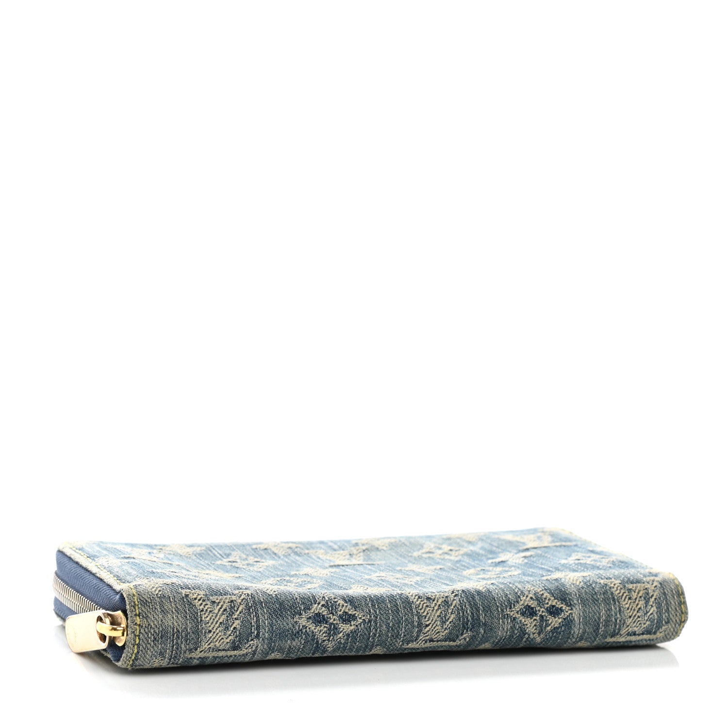 Louis Vuitton Monogram Denim Zippy Wallet Blue 4 of 7