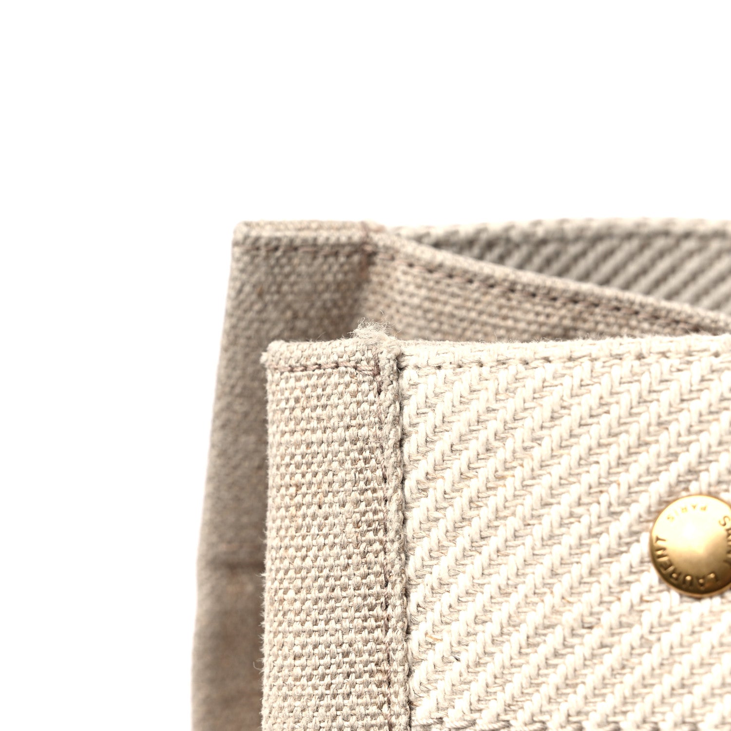 Saint Laurent Linen Calfskin Rive Gauche Tote Beige Sea Salt 16 of 16