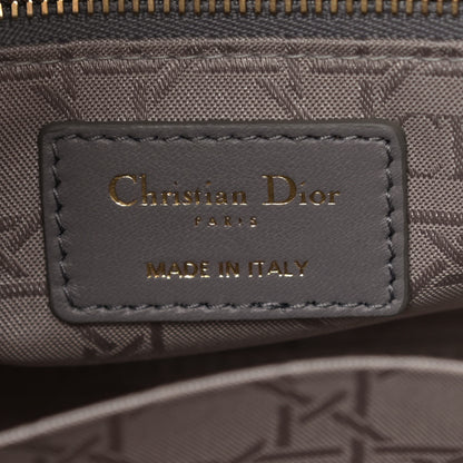 Christian Dior Lambskin Cannage Small Lady Dior Grey 6 of 11