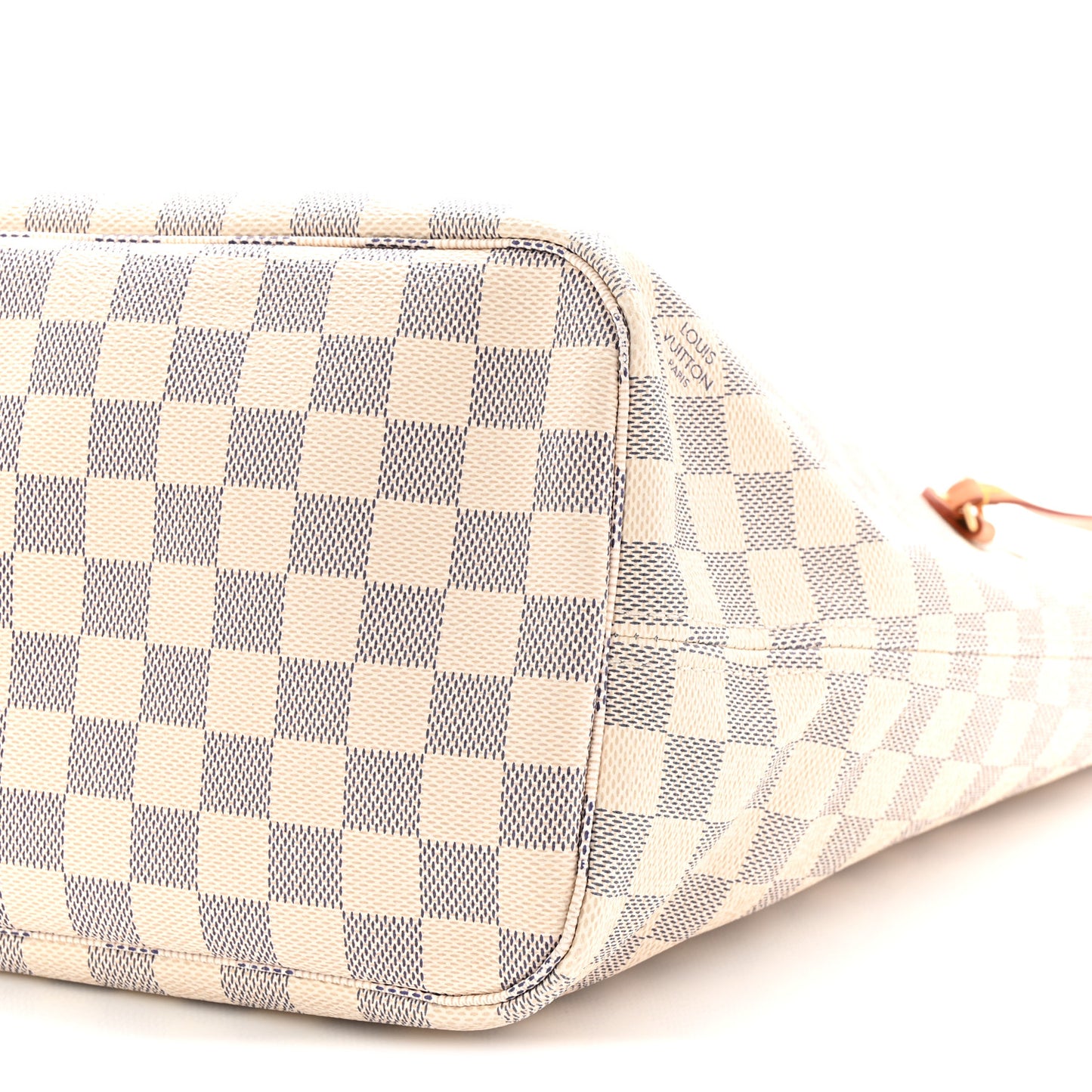 Damier Azur Neo Neverfull MM Rose Ballerine