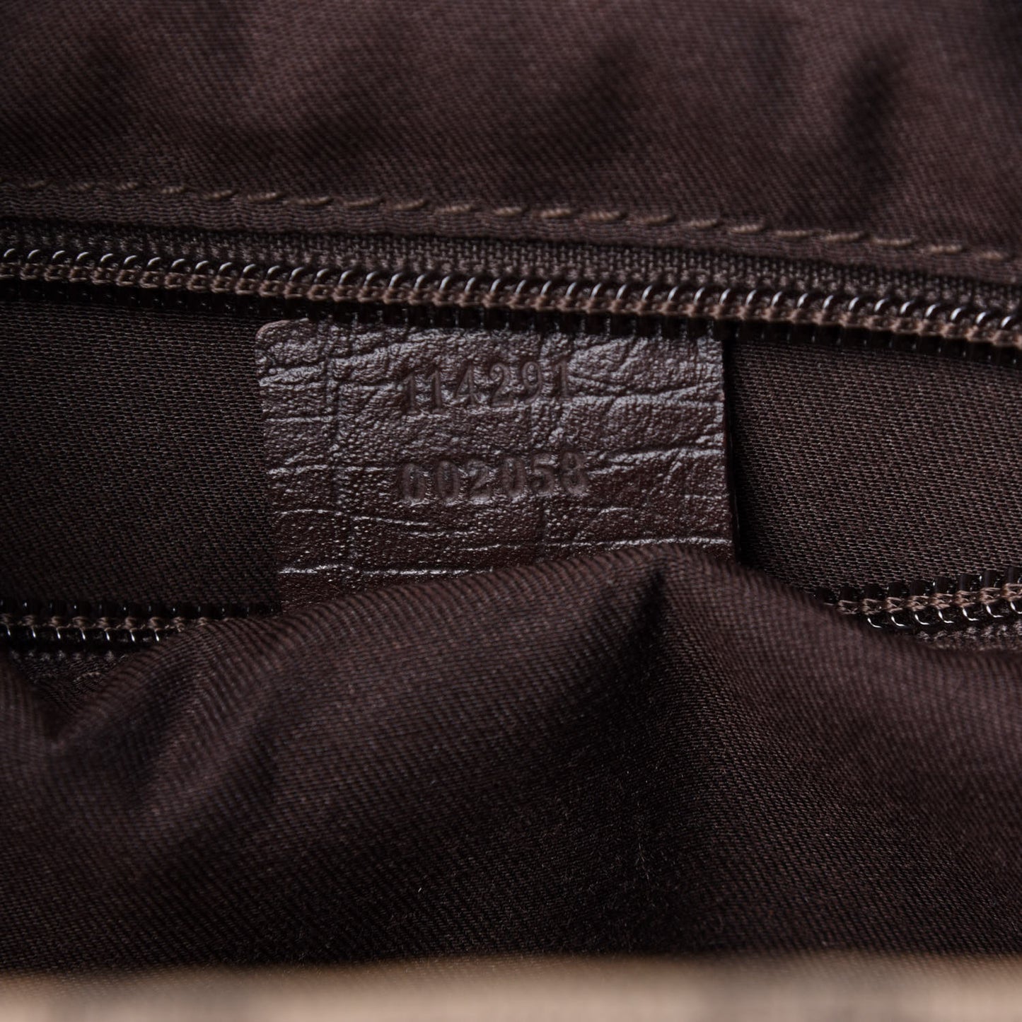 GG Plus Monogram Shoulder Bag Dark Brown