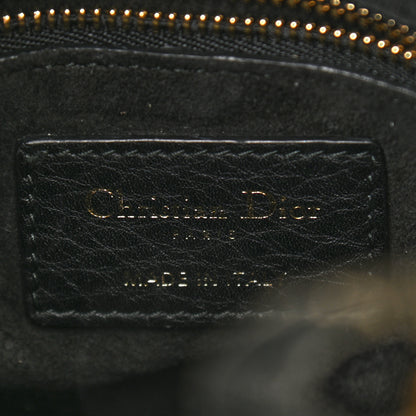 Christian Dior Calfskin Cannage Mini Lady Dior Black 10 of 17