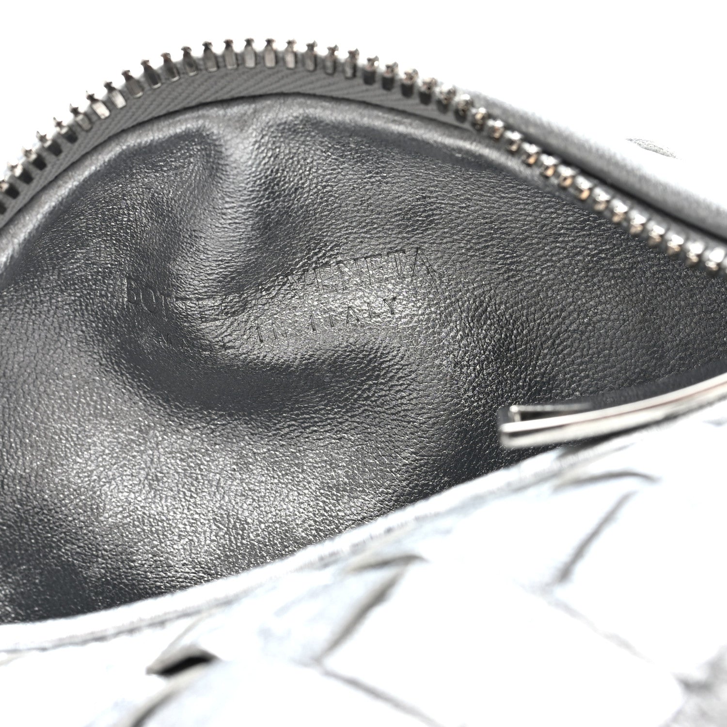Bottega Veneta Metallic Nappa Intrecciato Mini Jodie Silver 6 of 9