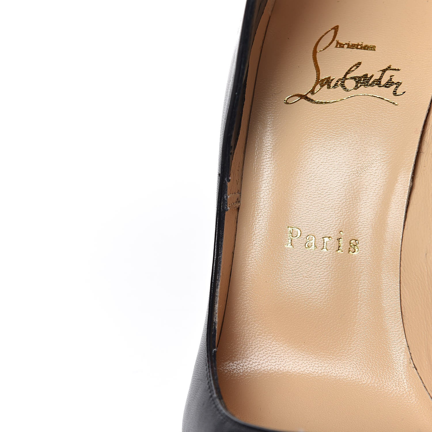 Christian Louboutin Shiny Nappa Victorina 100 Pumps 35.5 Black 8 of 14