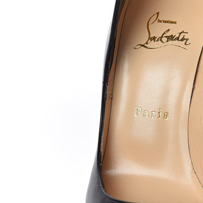 Christian Louboutin Shiny Nappa Victorina 100 Pumps 35.5 Black 8 of 14
